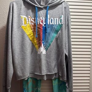 Disney Gray Hoodie with Colorful Design